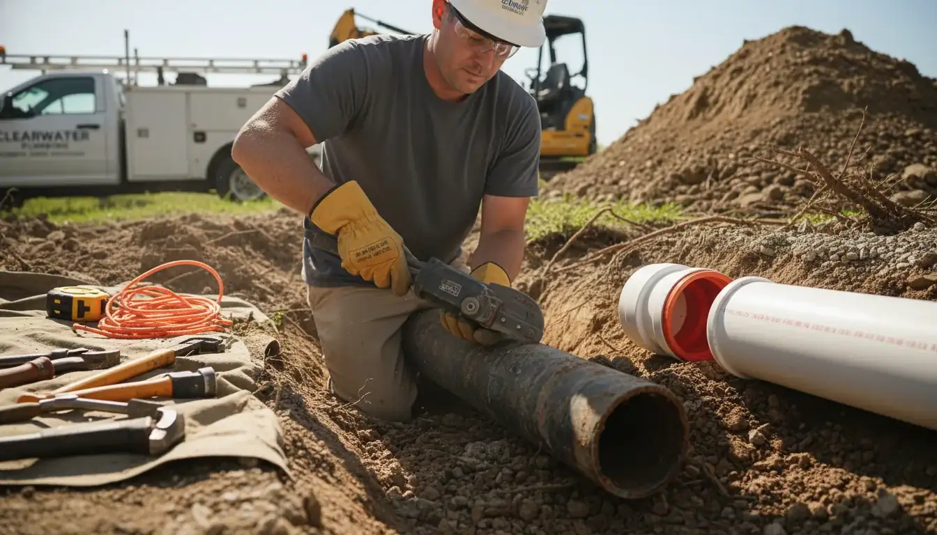 Sewer Line Replacement in Redwood City, CA
